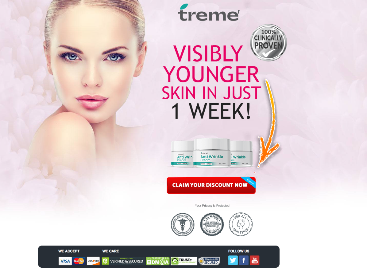 Treme Anti Wrinkle Cream