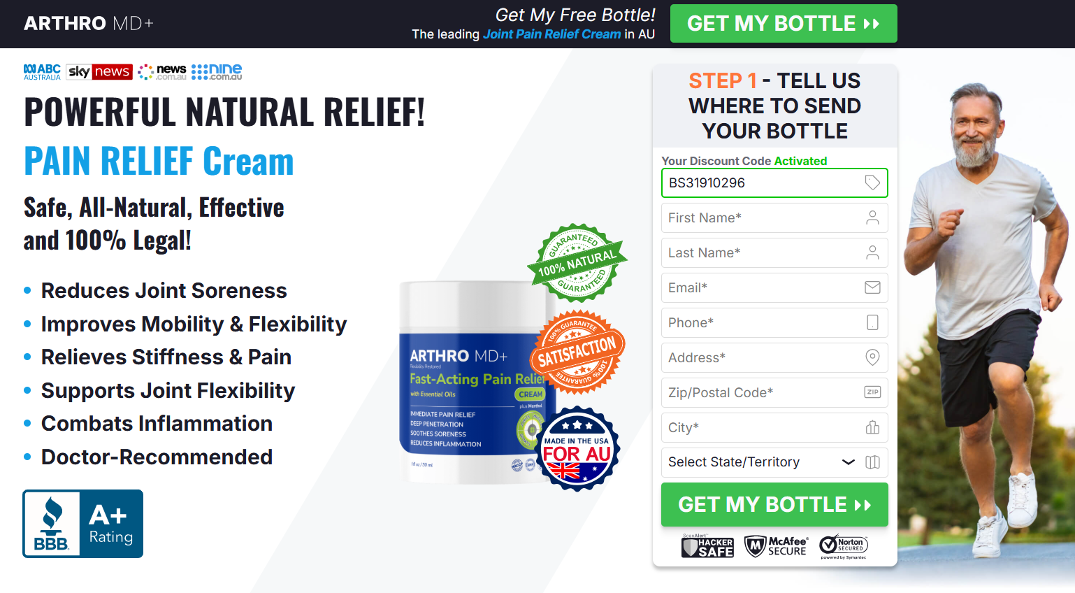 Arthro MD+ Cream Australia Arthro MD+ Cream Australia