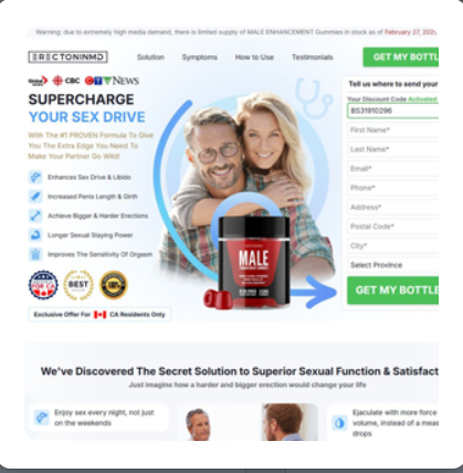 ErectoninMD ME Gummies Canada