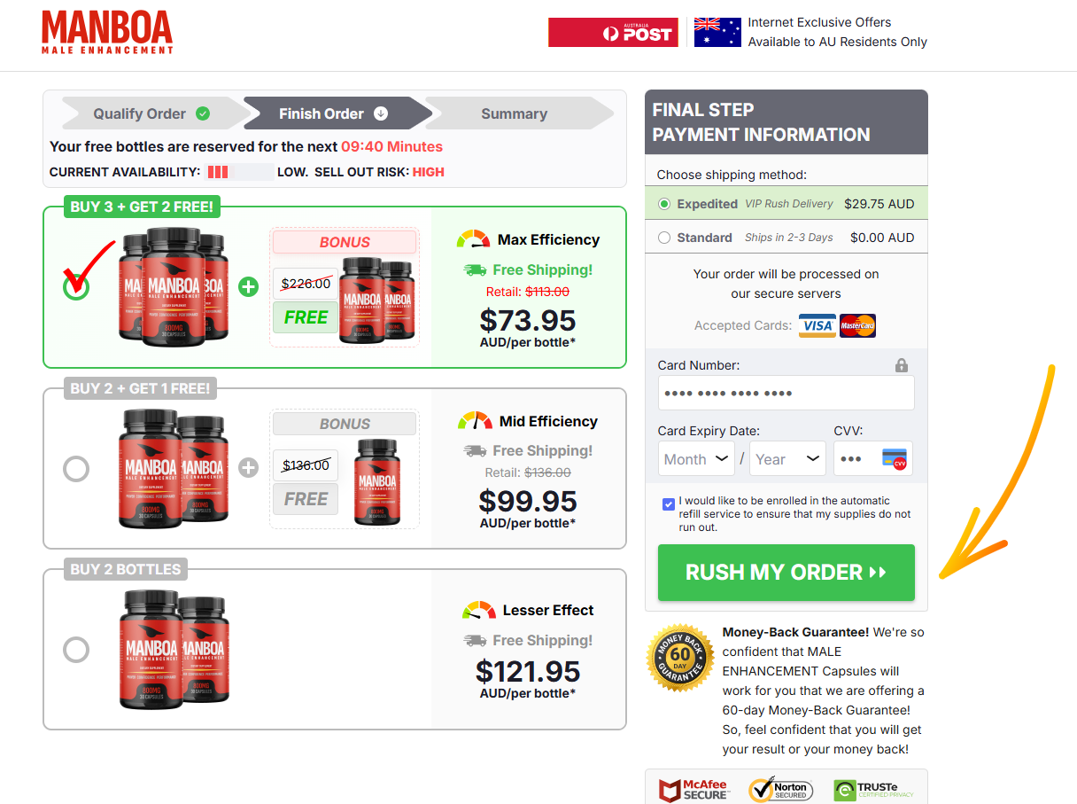 Manboa ME Capsules Australia