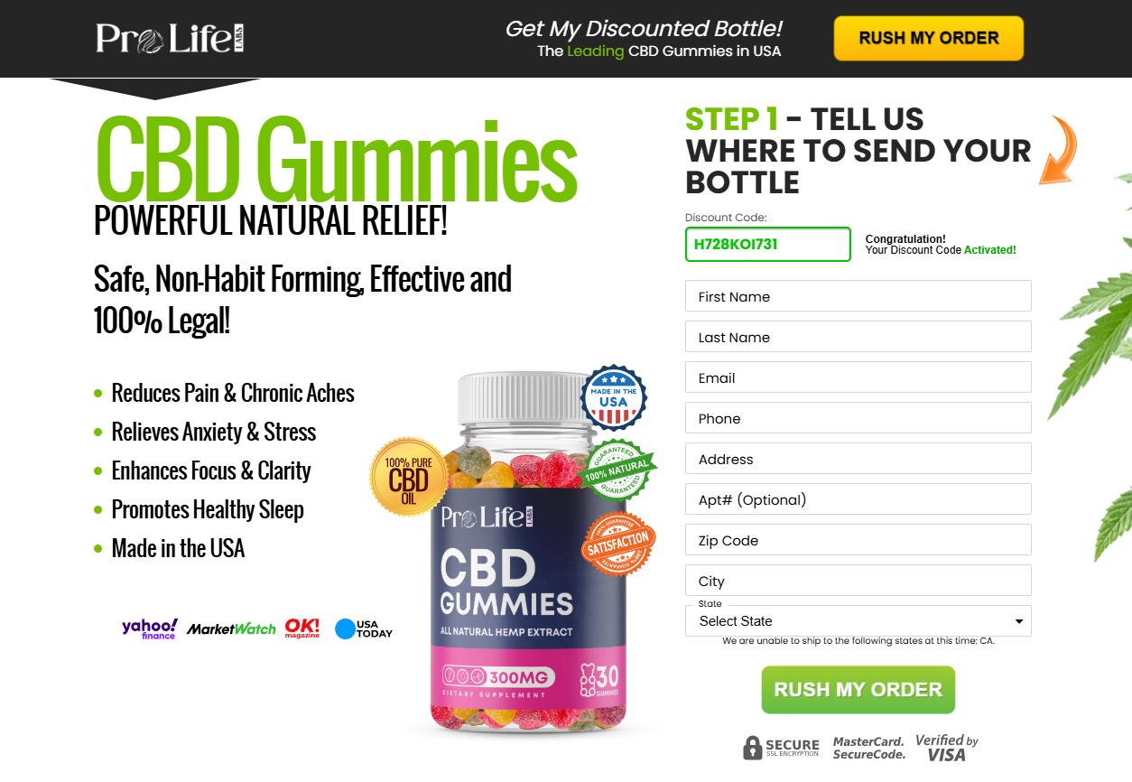 Pro Life CBD Gummies Reviews