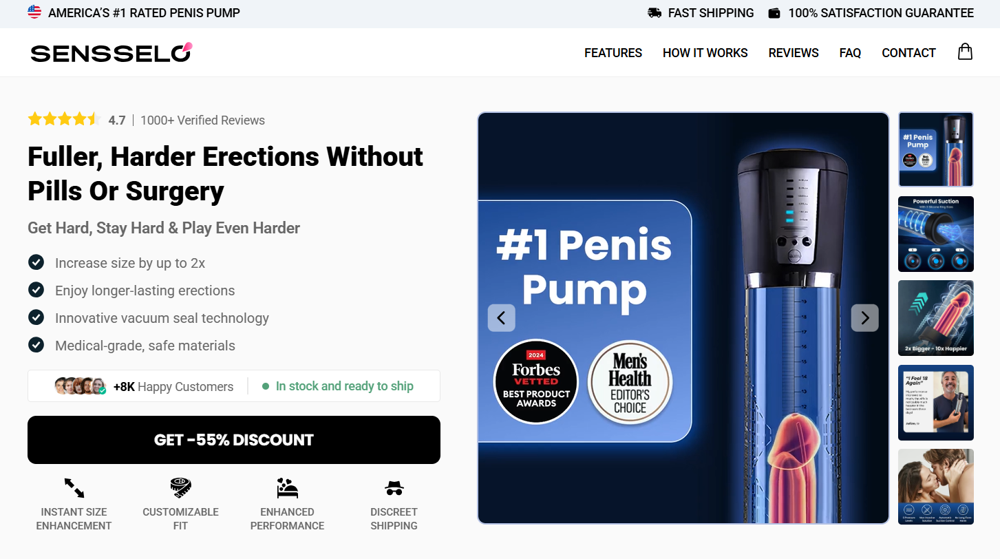 Sensselo Penis Pump Reviews Sensselo Penis Pump Reviews