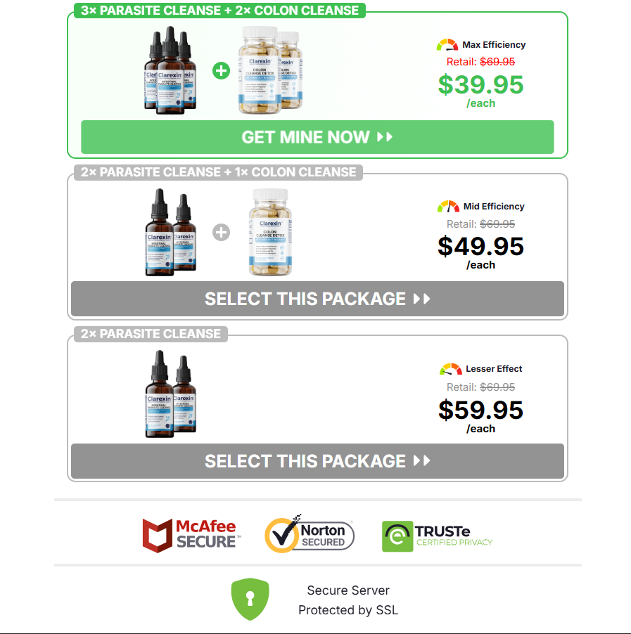 Clarexin Intestinal Parasite Cleanse