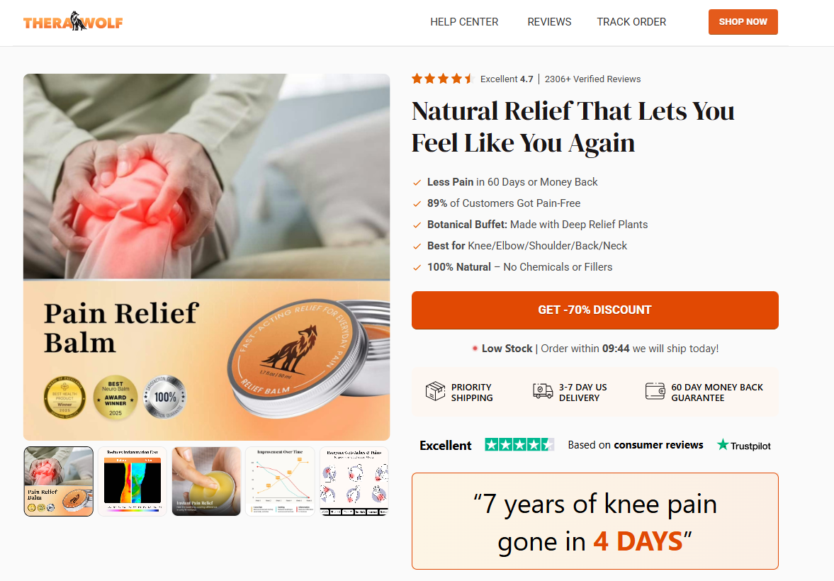 TheraWolf Pain Relief Balm TheraWolf Pain Relief Balm