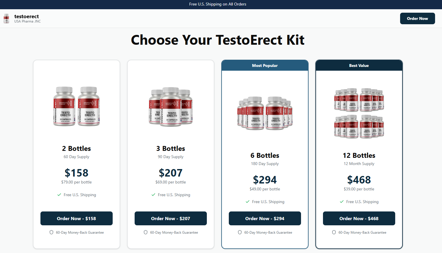 TESTOERECT Male Enhancement