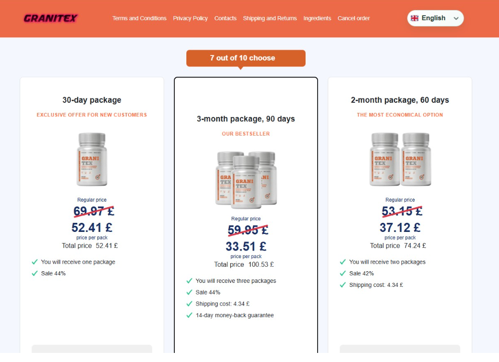 GraniteX Male Enhancement UK