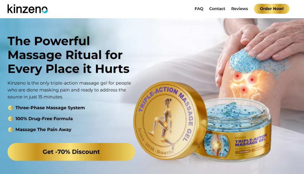Kinzeno Joint Pain Massage Gel Kinzeno Joint Pain Massage Gel
